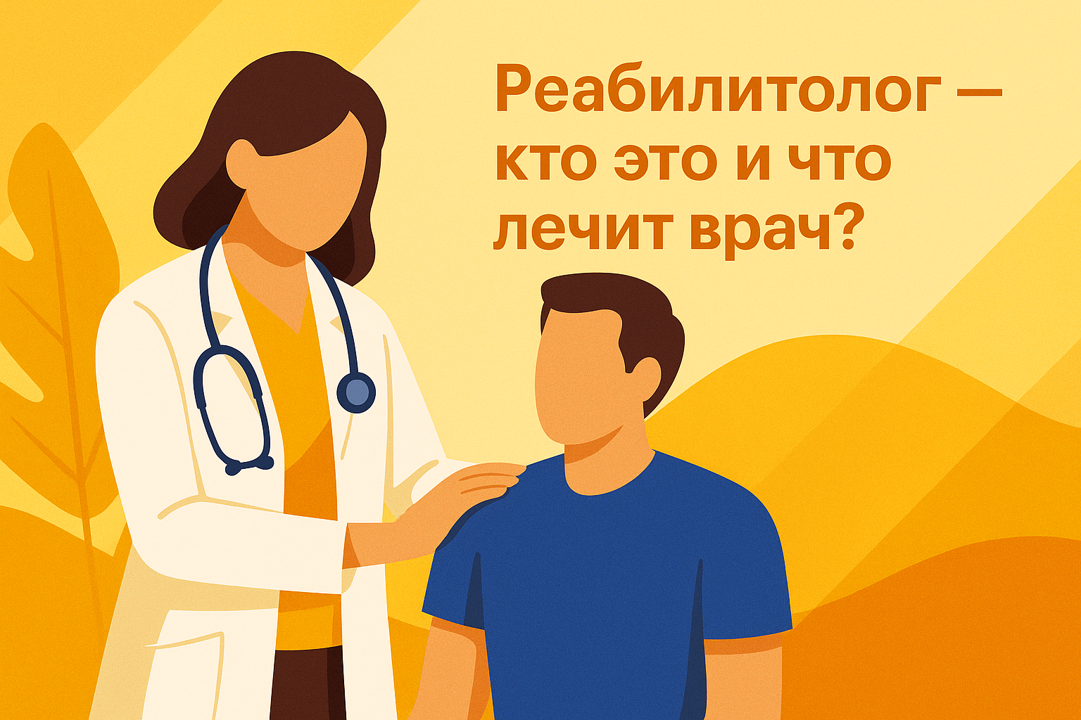 Врач-реабилитолог — кто это, что лечит и когда обращаться